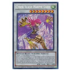 Cyber Slash Harpie Lady Yu-Gi-Oh! BLC1-EN010 Secret Rare - Image 1