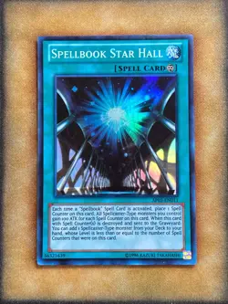 Yugioh Spellbook Star Hall AP03-EN011 Super Rare LP - Image 1