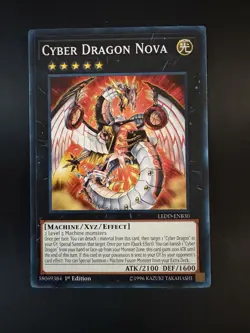 Yugioh Cyber Dragon Nova LEDD-ENB30 Common 1st Ed - Image 1