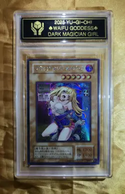 DARK MAGICIAN GIRL Yu-gi-oh! Waifu Goddess CUSTOM CARD Gold/Black Label - Image 1