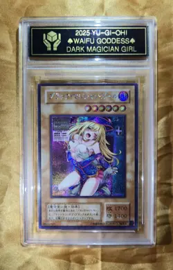 DARK MAGICIAN GIRL Yu-gi-oh! Waifu Goddess CUSTOM CARD Gold/Black Label - Image 2