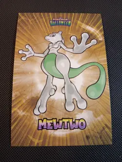 Pokemon 2024 Card Database Halloween Set Mewtwo Cracked Holo Peru US Seller - Image 1