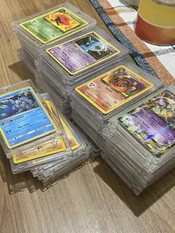 Pokemon Card Lot (53) 🔥Vintage & Assrtd Yrs Trainers, Holos, V, 3.5mm Cases Inc - Image 1