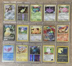 Pokemon Card Lot (53) 🔥Vintage & Assrtd Yrs Trainers, Holos, V, 3.5mm Cases Inc - Image 3