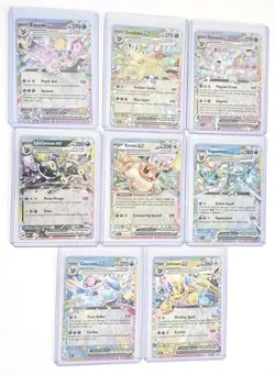 Pokemon Prismatic Eeveelutions Double Rare Ex Lot - 8 Card Lot - NM - SHIPS FAST - Image 2