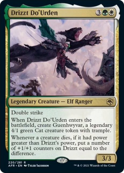 Drizzt Do'Urden Adventures in the Forgotten Realms NM Rare CARD ABUGames - Image 1