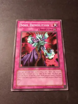 Yu-Gi-Oh! Soul Demolition Common Trap Card LOD-014 LP - Image 1