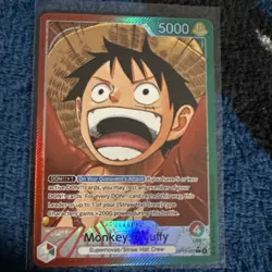 Monkey D. Luffy One Piece TCG OP13-001 Alt Art Leader AA Card Game CCG English - Image 1