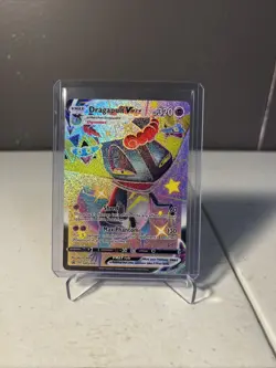 Pokemon TCG Dragapult VMAX SWSH097 Shiny Full Art Promo Card Near Mint Condition - Image 1