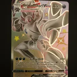 Pokemon TCG Grimmsnarl VMAX Holo Shiny Rare Card Shining Fates SV117 SV122 - Image 1