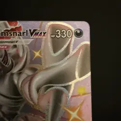 Pokemon TCG Grimmsnarl VMAX Holo Shiny Rare Card Shining Fates SV117 SV122 - Image 3