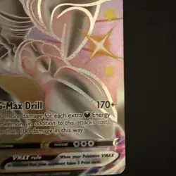 Pokemon TCG Grimmsnarl VMAX Holo Shiny Rare Card Shining Fates SV117 SV122 - Image 5