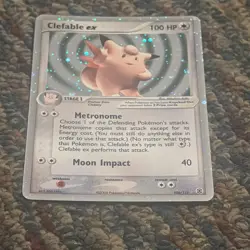 Pokemon Clefable EX Ultra Rare Holo Card 106/112 FireRed & LeafGreen - Image 1