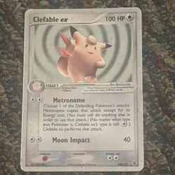 Pokemon Clefable EX Ultra Rare Holo Card 106/112 FireRed & LeafGreen - Image 2