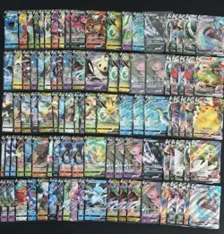 100 Lot Pokemon TCG Chinese Card RR RRR VMAX Umbreon Mew Pikachu A26 SQ - Image 1
