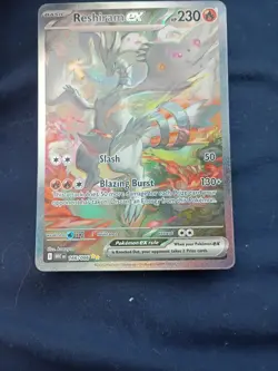 Pokemon Reshiram EX English White Flare Card 166/086 Mint Condition - Image 3
