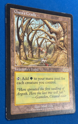 GAEA'S CRADLE Magic The Gathering - Urza's Saga * Authentic * Reserve List * MP - Image 2