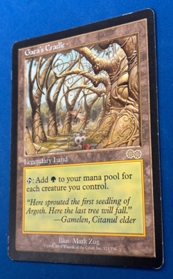 GAEA'S CRADLE Magic The Gathering - Urza's Saga * Authentic * Reserve List * MP - Image 4