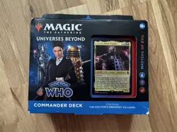 Magic The Gathering Universes Beyond: Doctor Who Masters Of Evil Commander Deck - Image 1