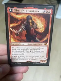 Clive, Ifrits Dominant Final Fantasy MTG - Near Mint Condition - Image 2