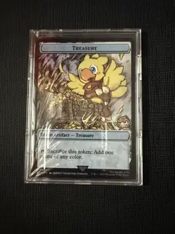 Final Fantasy MTG Teasure Stainless Metal Token Promo (Asia Exclusive) English - Image 1