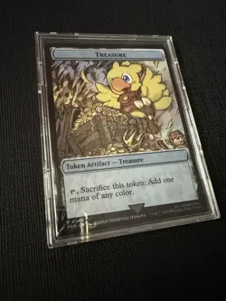 Final Fantasy MTG Teasure Stainless Metal Token Promo (Asia Exclusive) English - Image 2