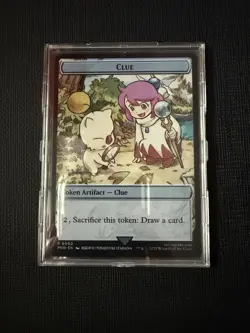 Final Fantasy MTG Clue Stainless Metal Token Promo (Asia Exclusive) - English - Image 1