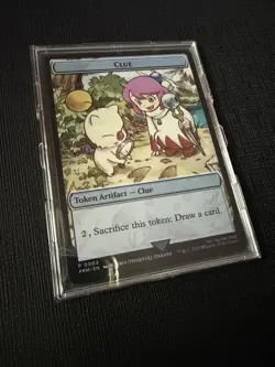 Final Fantasy MTG Clue Stainless Metal Token Promo (Asia Exclusive) - English - Image 2