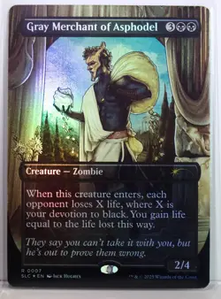 Gray Merchant of Asphodel [New, Near Mint] *Foil* {An Encyclopedia of Magic SLD} - Image 1