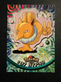 Pokemon Topps Series 2 Blue Logo Non Holo #97 Hypno - Image 1