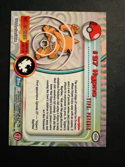 Pokemon Topps Series 2 Blue Logo Non Holo #97 Hypno - Image 2