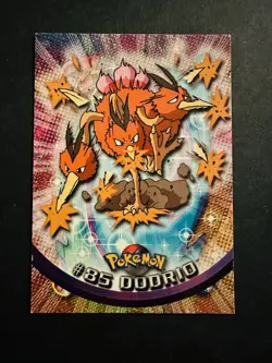 Pokemon Topps Series 2 Blue Logo Non Holo #85 Dodrio - Image 1