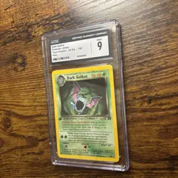 2000 Pokemon Team Rocket Dark Golbat 1st Edition Holo #7 CGC 9 MINT - Image 1