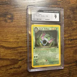 2000 Pokemon Team Rocket Dark Golbat 1st Edition Holo #7 CGC 9 MINT - Image 2
