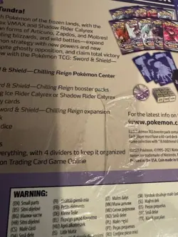 Pokemon Center Sword and Shield Chilling Reign Elite Trainer Box ETB (2) Sealed - Image 3