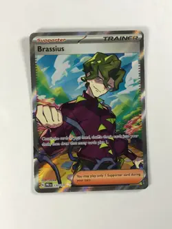Pokemon TCG Prismatic Evolutions Full Art Brassius 135/131 Near Mint - Image 1
