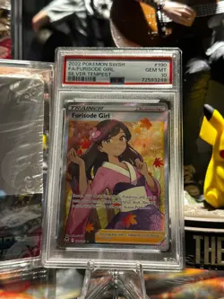 2022 Pokemon Silver Tempest Furisode Girl PSA 10 GEM FULL ART HOLO RARE #190 - Image 1