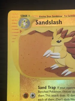 2003 Pokemon TCG Sandslash Skyridge Reverse Holo Rare #93 - NM - Image 4