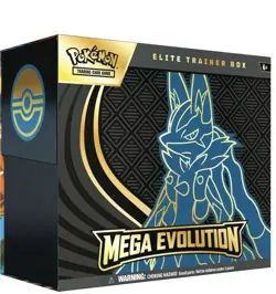 Pokemon TCG Mega Evolution Elite Trainer Box Lucario ETB - Image 1