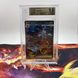 Pokemon Inferno X Japanese 110 Mega Charizard ex SAR BGS 9.5 PSA 10 REGRADEU - Image 1