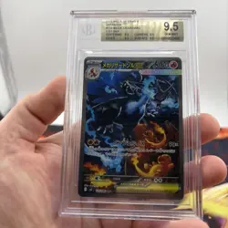 Pokemon Inferno X Japanese 110 Mega Charizard ex SAR BGS 9.5 PSA 10 REGRADEU - Image 5