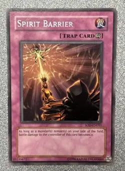 Spirit Barrier SOD-EN051 Soul of the Duelist Rare Unlimited Edition MP - Image 1