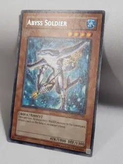 YuGiOh TCG Abyss Soldier CP02-EN007 Champion Pack Unlimited Rare LP - Image 2