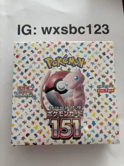 Pokemon Card Game Pokemon 151 Booster Box Japanese sv2a Factory Sealed New - Image 2