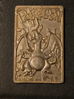 1999 Burger King Pokemon Charizard 23k Gold Plated Trading Card - Image 1