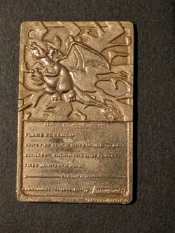 1999 Burger King Pokemon Charizard 23k Gold Plated Trading Card - Image 2