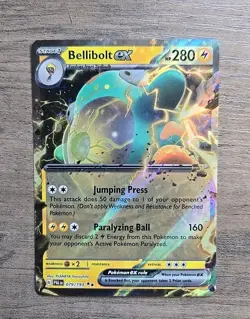 Pokemon TCG Bellibolt ex 079/193 Paldea Evolved Ultra Rare Card NM - Image 1