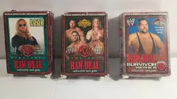 Lot Of 2003 2004 WWF Raw Deal TCG 175 Cards total Including 12 Foil Cards - Image 1