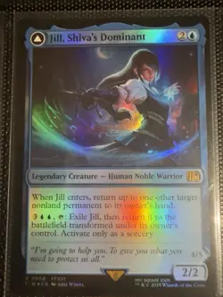 Magic: The Gathering Jill, Shiva's Dominant Card 2023 Holographic - Image 1