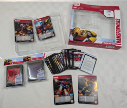 Transformers TCG Autobots Starter Set Trading Card Game + 200 Deck Protectors - Image 1